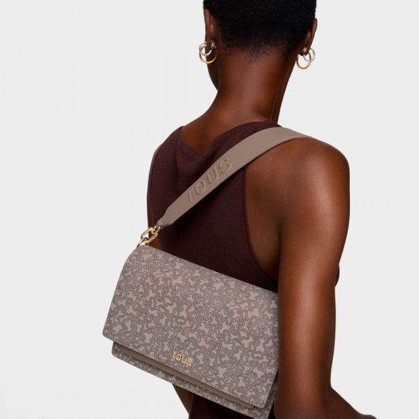 bolsa-transversal-audree-kaos-mini-lines-media-taupe