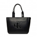 Bolso tote con monograma grabado