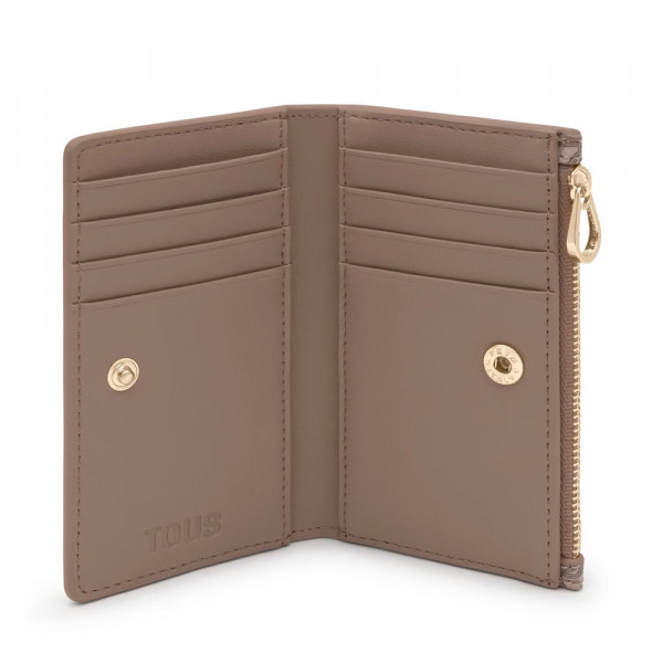 portefeuille-kaos-mini-lines-taupe
