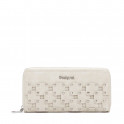Large studded leather effect purse