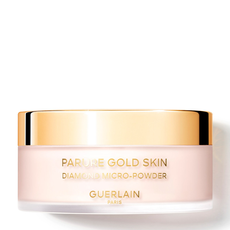 Guerlain Fondotinta Parure Gold Skin Diamond Micro-Powder Cipria in polvere Micro-Perfection trasparente e luminosa 01 TRANSPARENT