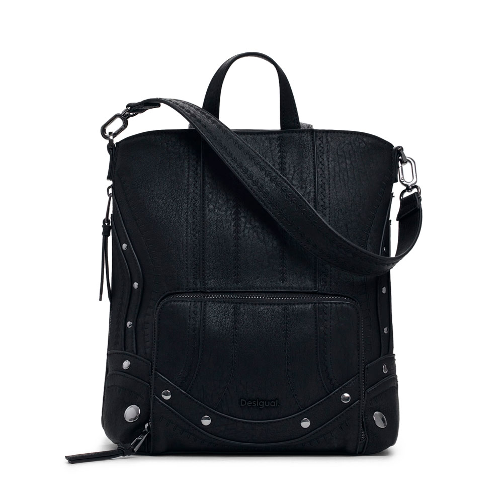 Desigual Zaini e marsupi da donna Zaino in pelle effetto patch piccolo
