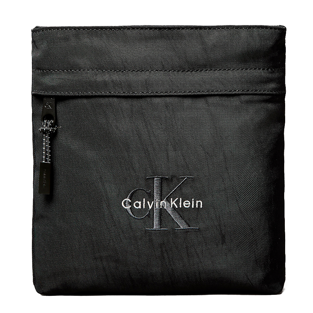 Calvin Klein Jeans Borse a tracolla, articoli da toilette e valigie per uomo BORSA PIATTA IN NYLON CON LOGO MONOGRAMMA