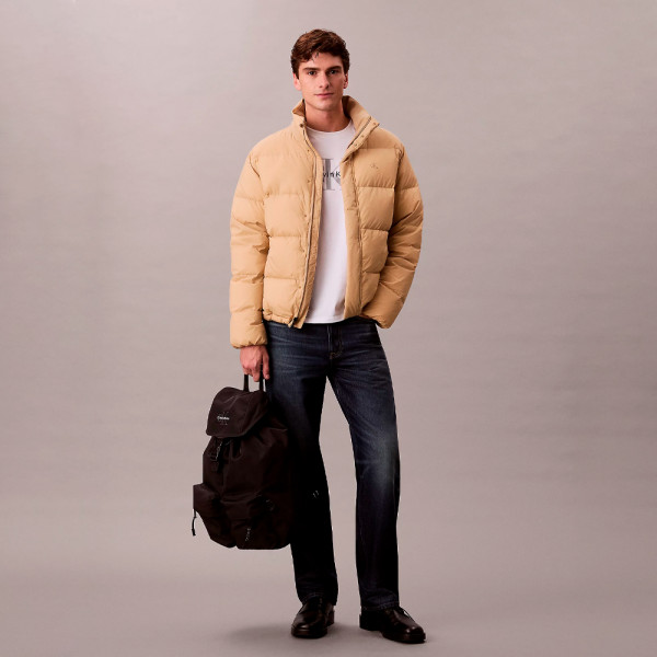 nylon-flap-top-backpack-with-monogram-logo