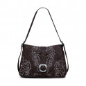 Sac à boucle effet cuir de taille moyenne