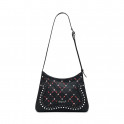 Small die-cut leather effect bag