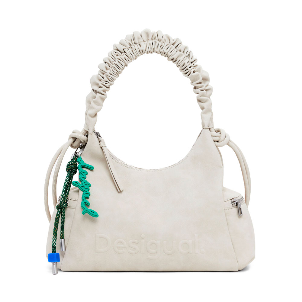 Desigual Borse da donna, articoli da toeletta e valigie Borsa media con logo 3D e manico arricciato