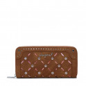 Large die-cut studded purse