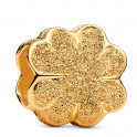 Charm Mini Trébol Textura Recubrimiento en oro de 14k 764047C00