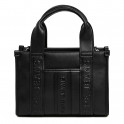 Rectangular leather effect bag