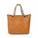 Logo quilted mini shopper