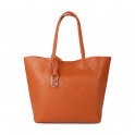 Monogrammed Shopper Bag with Diamond Logo