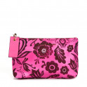 Borsa da toilette con stampa floreale