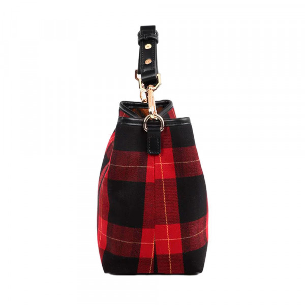 woven-checkered-bag-with-shield-patch
