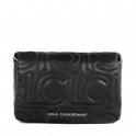 Padded logo shoulder bag
