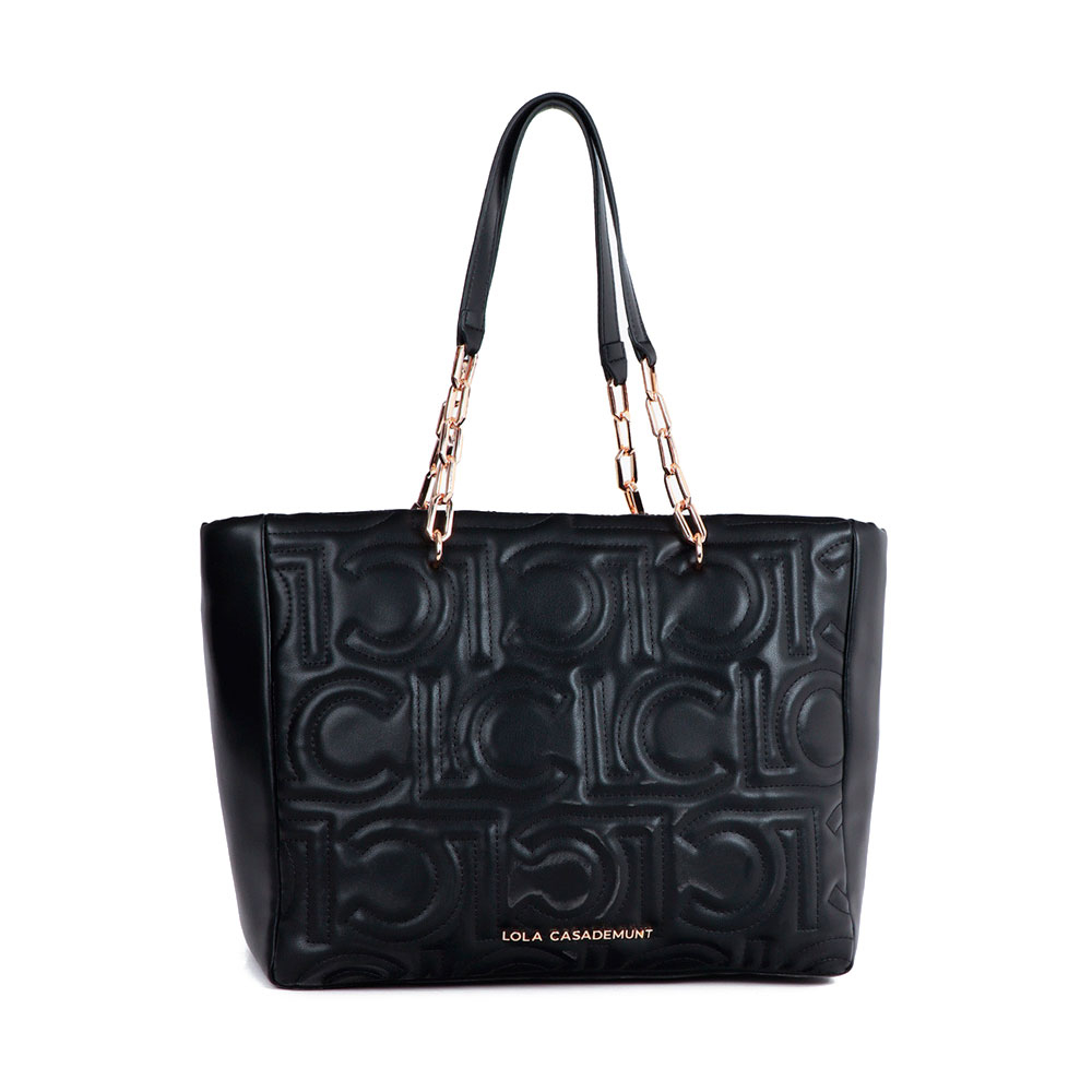 Lola Casademunt Borse da donna, articoli da toeletta e valigie Borsa shopper con logo trapuntato