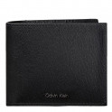Zweifach faltbare Brieftasche aus Saffiano-Leder mit Münzfach