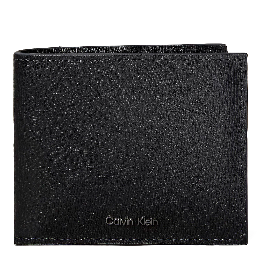 Calvin Klein Jeans Men's Wallets And Purses For Saffiano Leather Bifold Wallet With Coin Purse