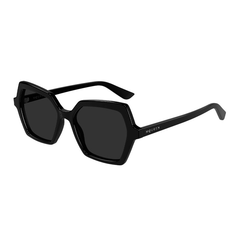 Alexander Mcqueen Women's Black/Gray Sunglasses For Sunglasses Am0537s