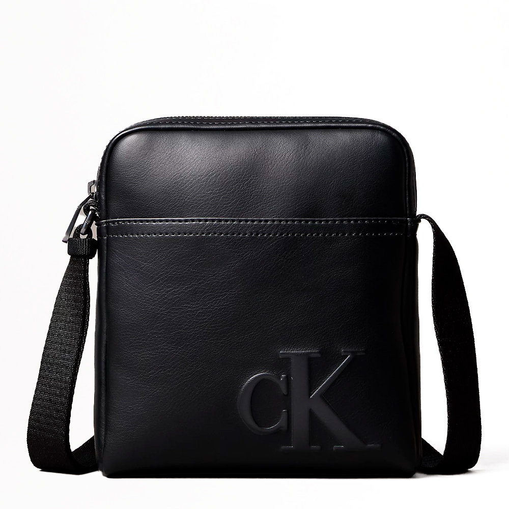 Calvin Klein Jeans Borse a tracolla, articoli da toilette e valigie per uomo Borsa reporter con logo monogramma inciso