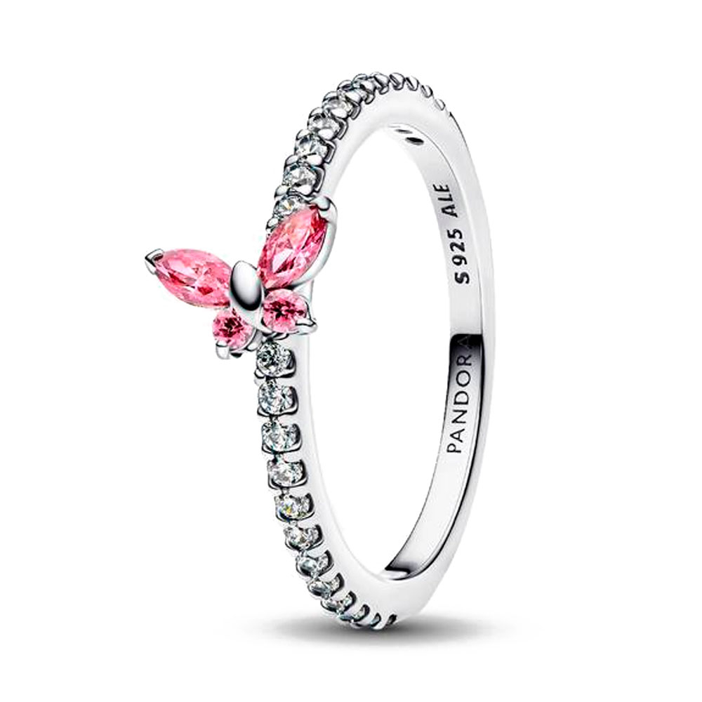 Pandora Anillo de plata de ley con forma de mariposa 194269C02 – imagen 2