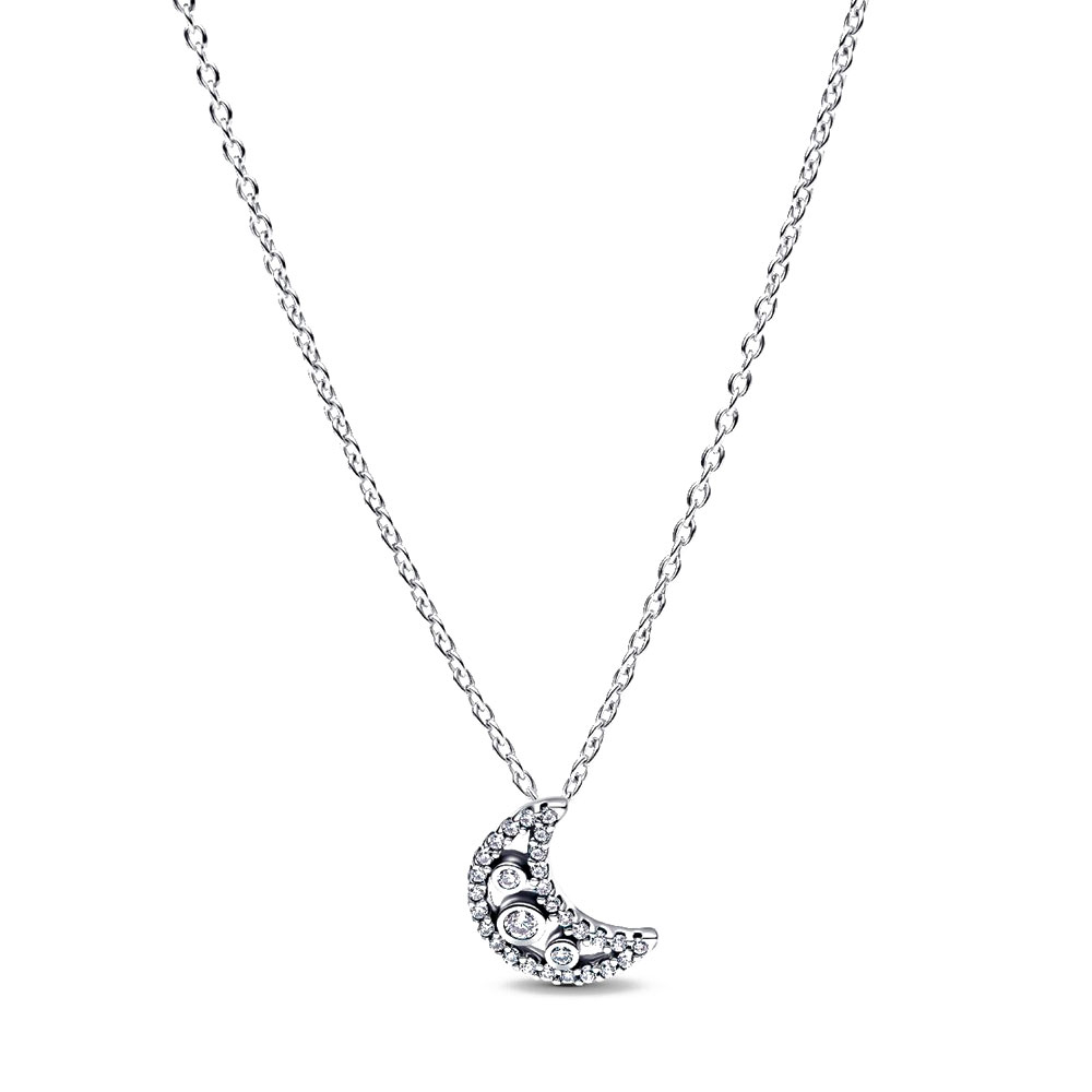 Pandora Silver Necklaces Crescent Moon Necklace 394259C01