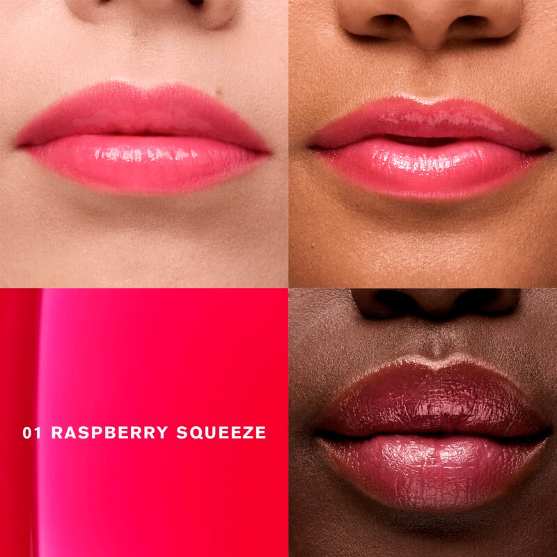 Glossy pout aceite de labios #01-rasberry squeeze 6 ml – imagen 2