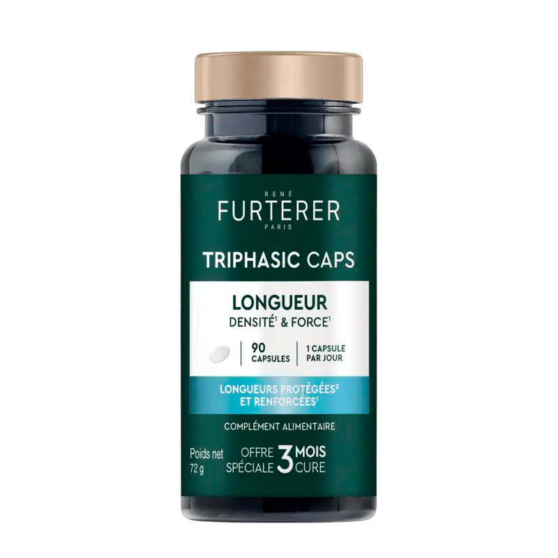Rene Furterer Trattamento dei capelli Triphasic Caps Longuerur Densite & Force Trattamento per capelli per densità e forza