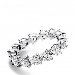 Transparent Hearts Wedding Band 193103C01 - Pandora - Trenfit
