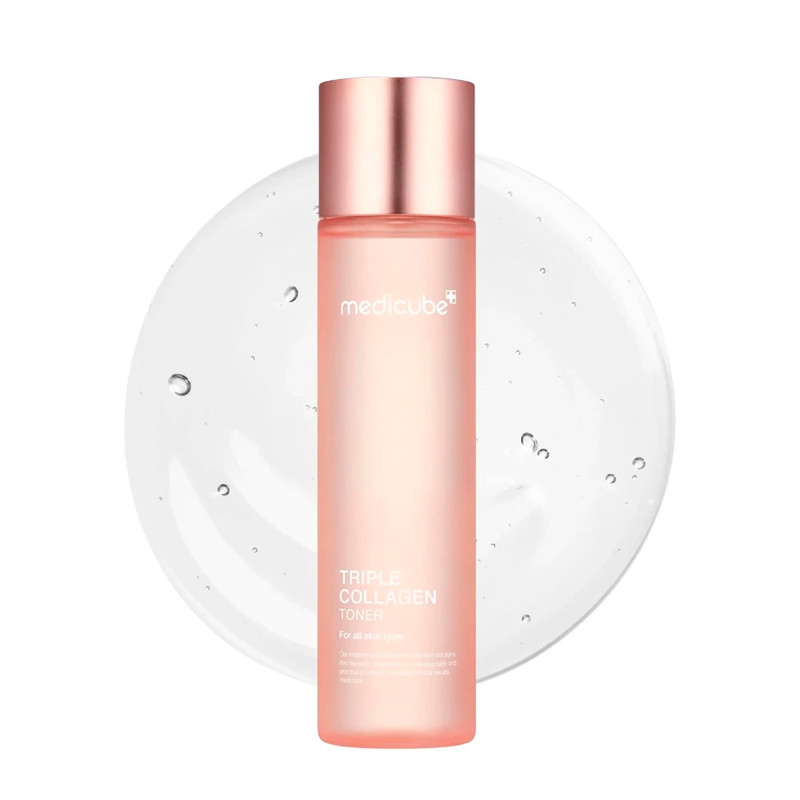 Medicube Renew Triple Collagen Toner 140ml Triple Collagen Toner Tonico Colágeno + Hyaluronic Acid + Niacinamide – imagen 2