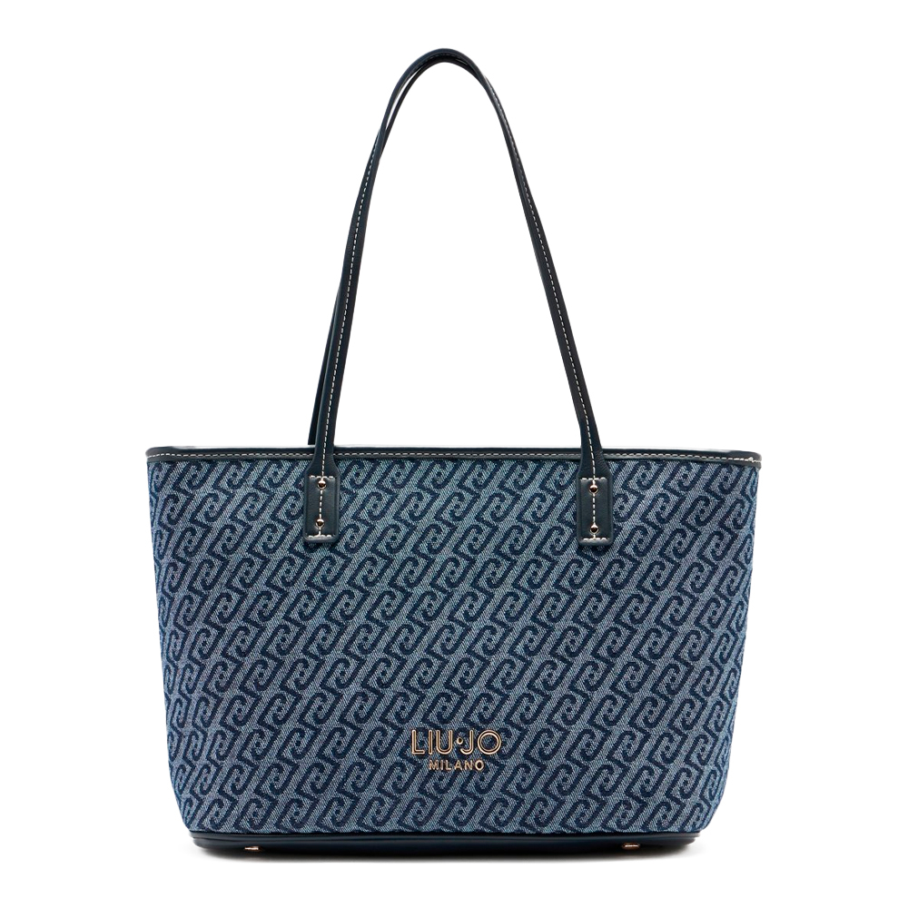 Liu Jo Borse da donna, articoli da toeletta e valigie Borsa tote in denim con jacquard