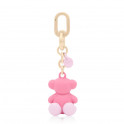 Chaveiro Urso Bold de Metal Rosa