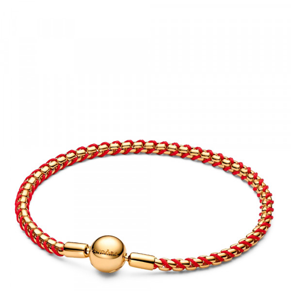 red-cord-snake-chain-bracelet