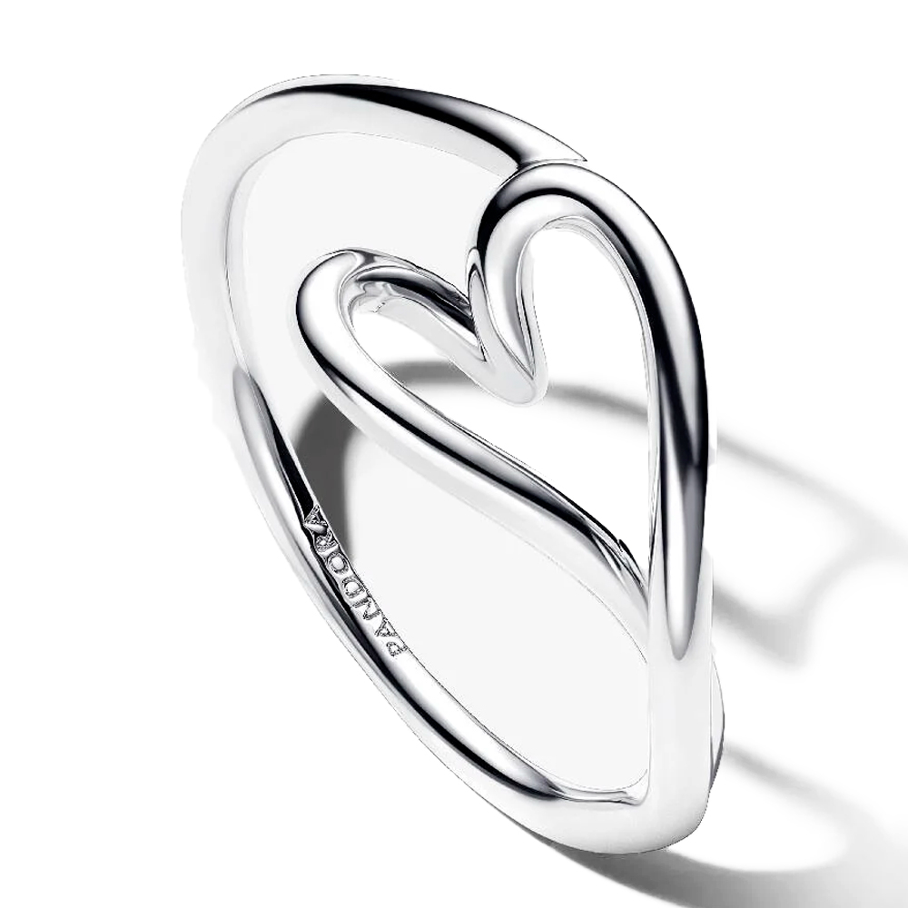 Pandora Light Rings Small Heart Ring, Organic Shape 194361C00