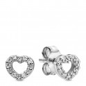Sterling silver and cubic zirconia earrings 290528CZ