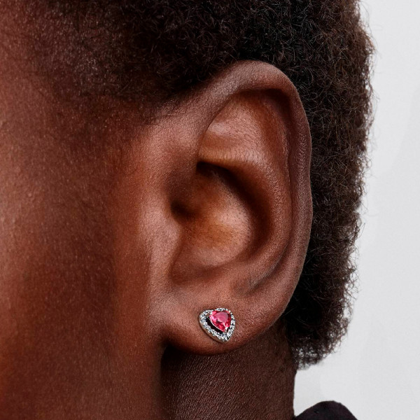 red-raised-heart-stud-earrings