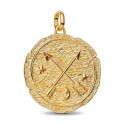 Gro&szlig;er Medaillon-Charm Gekreuzte Pfeile 764084C01