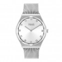Analog Watch with Karat Round Mesh Steel Bracelet
