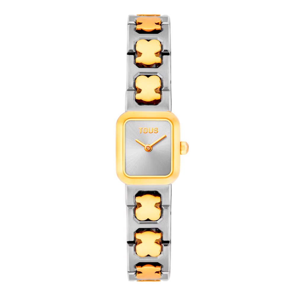 Tous Reloj Analógico Con Brazalete De Acero Y Acero Dorado Icon Time