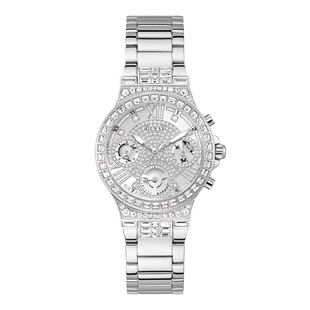 Guess Orologi Donna Orologio multifunzione con cristalli 36 mm
