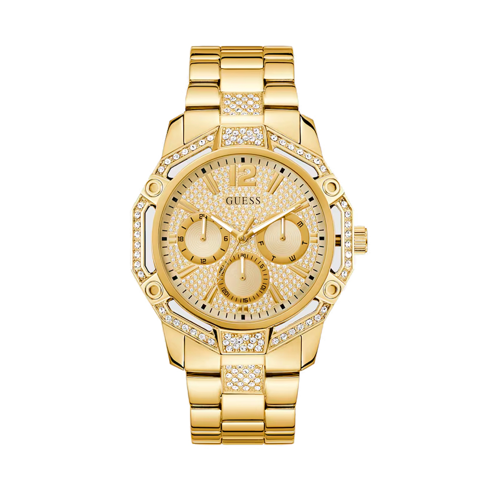 Guess Hombre Oro Relojes Reloj Regal
