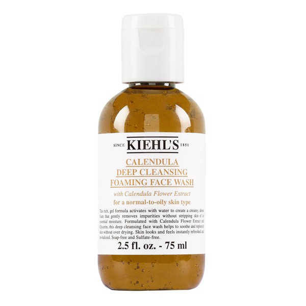 Limpadores e removedores de maquiagem Calendula Deep Cleansing Foaming Face Wash