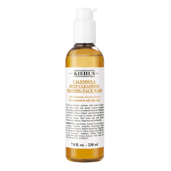 Limpadores e removedores de maquiagem Calendula Deep Cleansing Foaming Face Wash