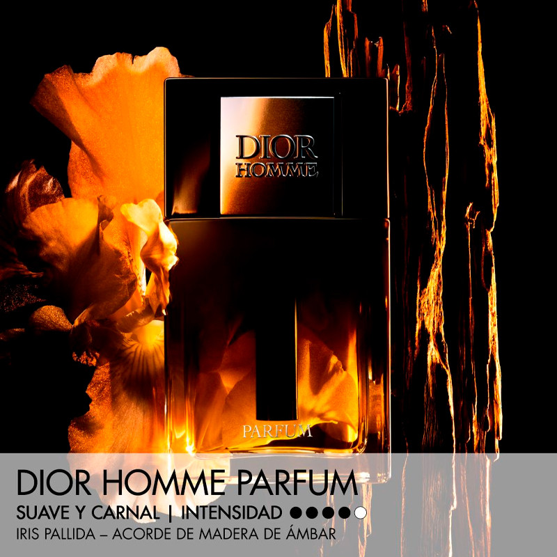 Dior Homme Parfum Perfume Notas Ambarinas Amaderadas y Florales Parfum – imagen 2