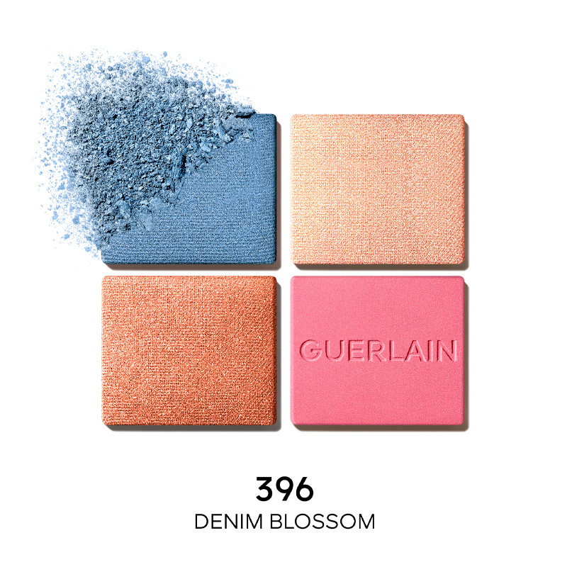 Guerlain OMBRES G sombras de ojos en 4 tonos edición limitada #396-Denim Blossom – imagen 5