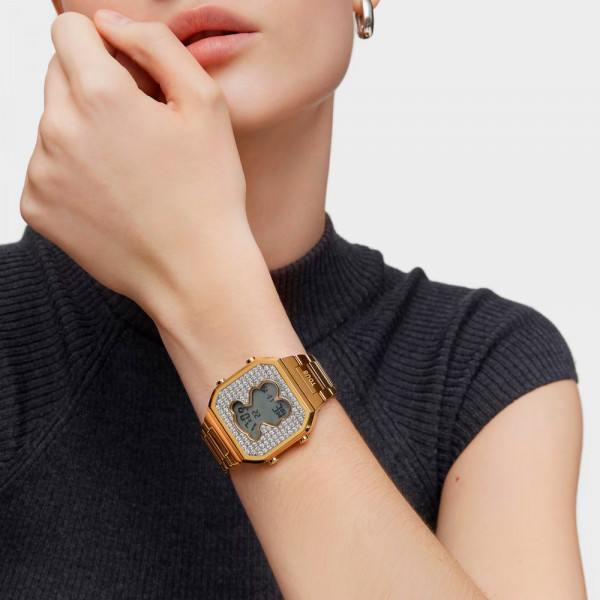 d-bear-digital-watch-with-gold-ipg-steel-bracelet-and-cubic-zirconia