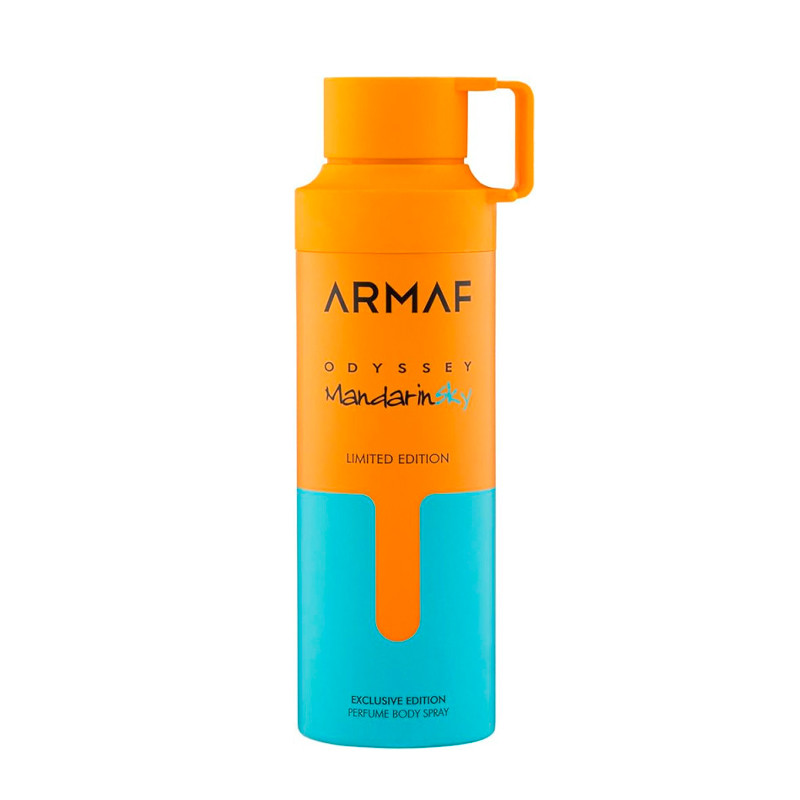 Armaf Men's Light/Orange Odyssey Mandarin Sky Body Spray - 200 Ml Perfumes