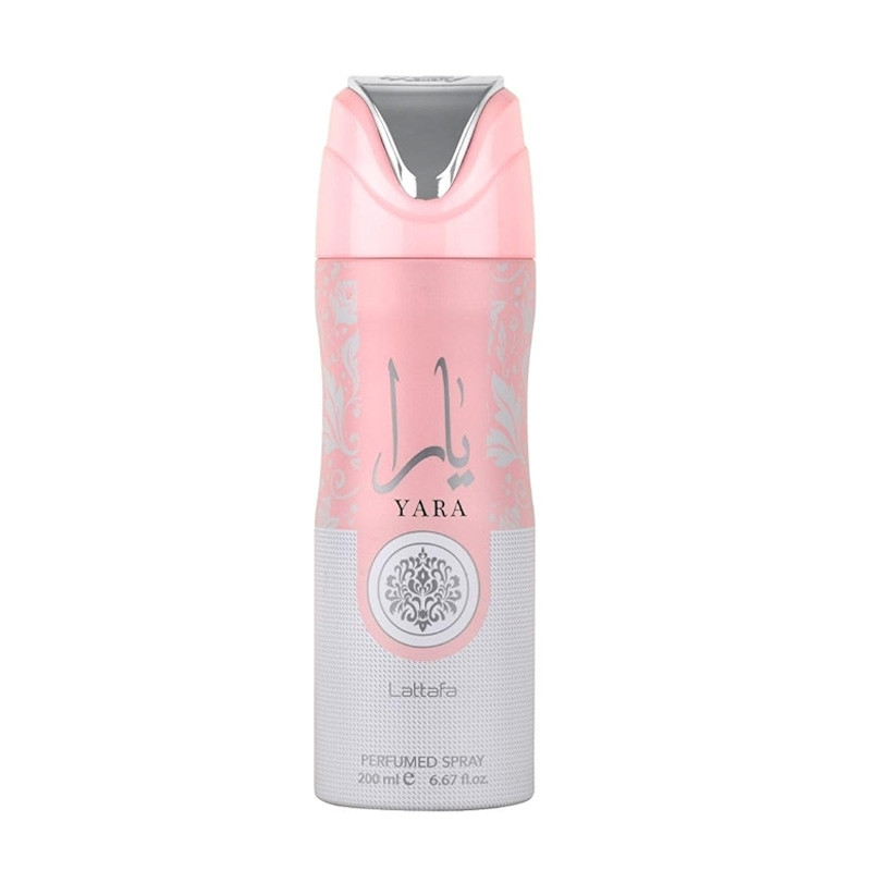 Lattafa Women's Pink Yara Deodorant Spray - 200 Ml Perfumes