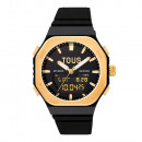 montre-bet-analogique-numerique-en-acier-plaque-or-avec-bracelet-en-nylon-noir