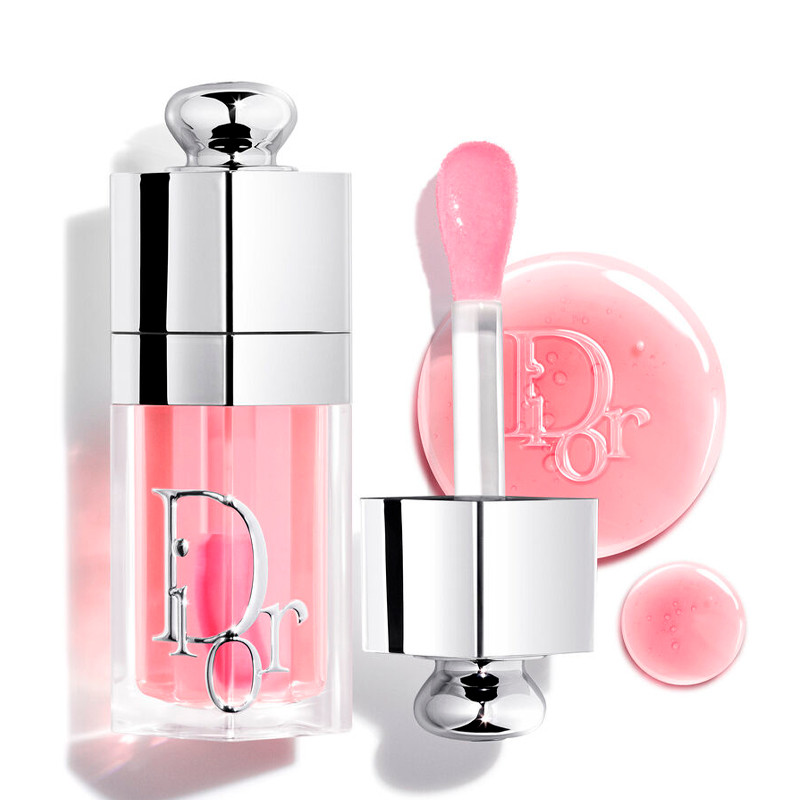 Dior 001 Pink Gloss Addict Lip Glow Oil 24-Hour Moisturizing Lip Oil - 3 Ultra-Glossy Finishes